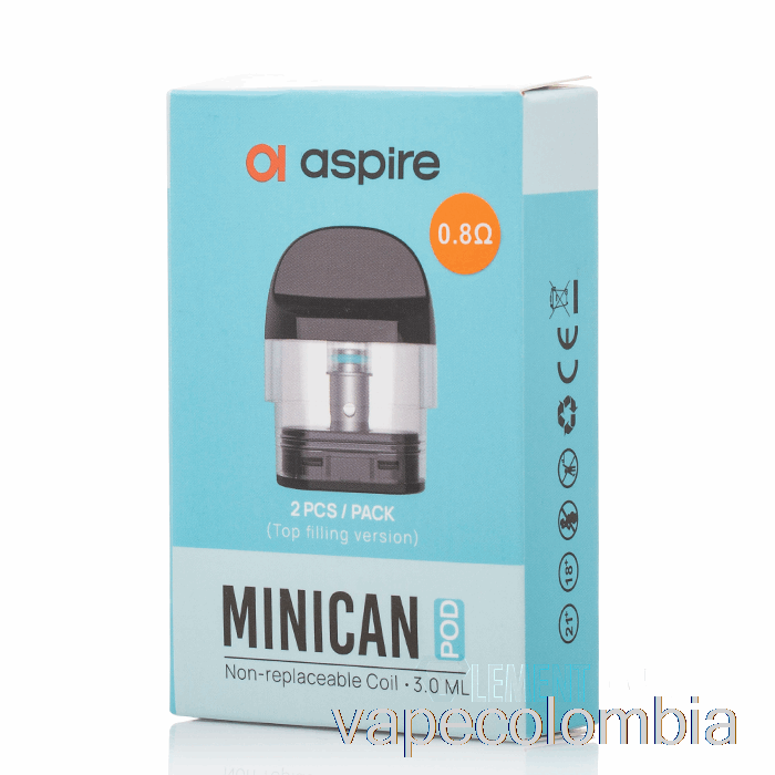 Vape Desechable Aspirar Minican Vainas De Repuesto 3ml Vainas Minican Recargables